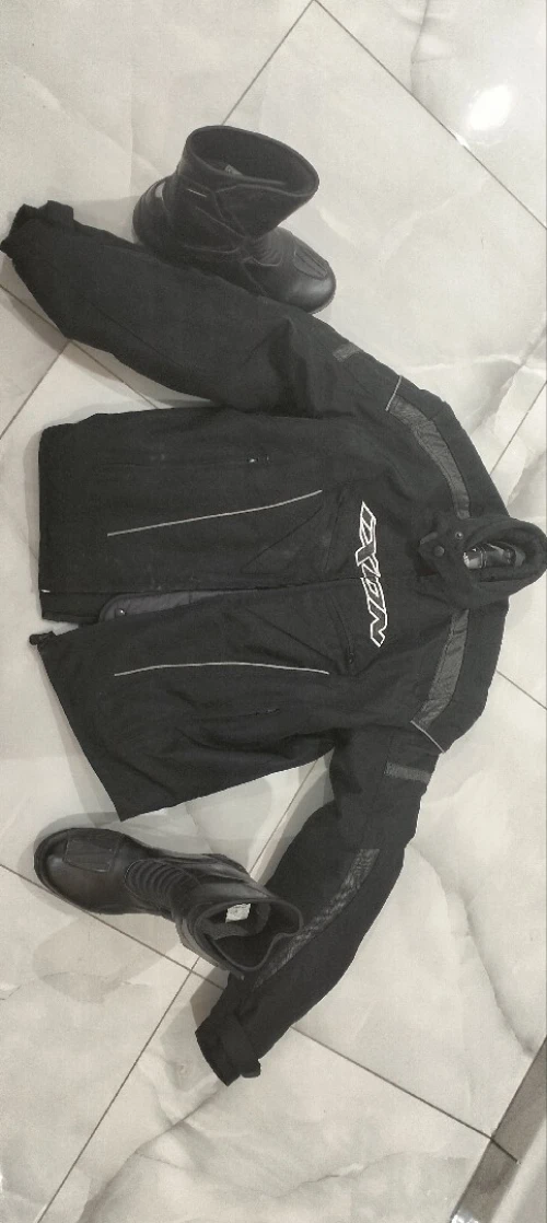 Veste  chaussures moto