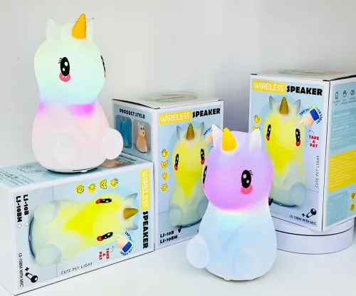 Haut-Parleur Enfant Licorne avec Micro Sans Fil  LS-10BM