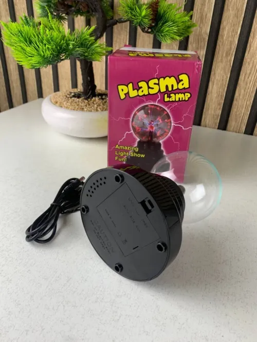 Lampe Plasma Interactive Tactile  Boule Lumineuse Décorative