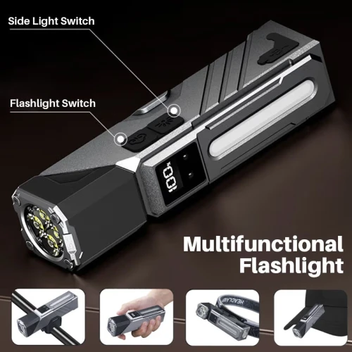 Lampe d'Inspection LED T130  Éclairage Puissant avec Affichage LCD
