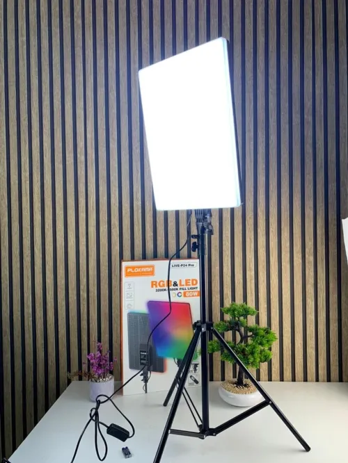 Panneau RGB et LED Fill Light 80W PLOKAMA LIVE-P24 Pro  Lumière Professionnelle