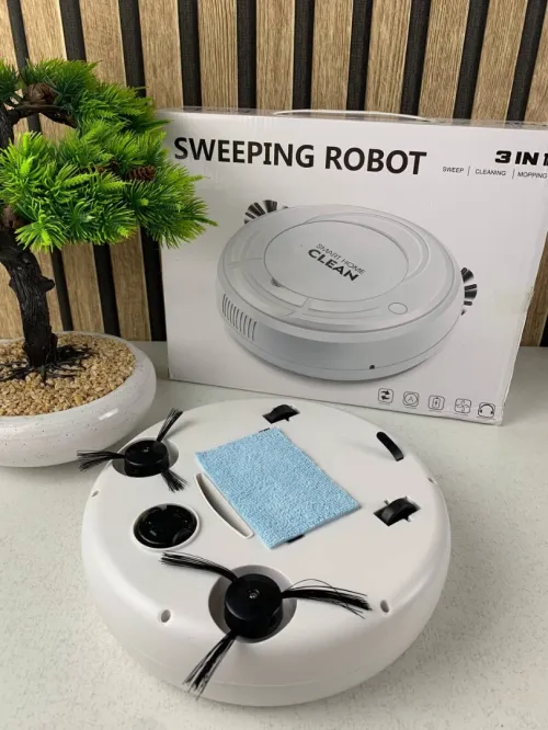 Aspirateur Robot Intelligent 3-en-1  Design Compact et Silencieux