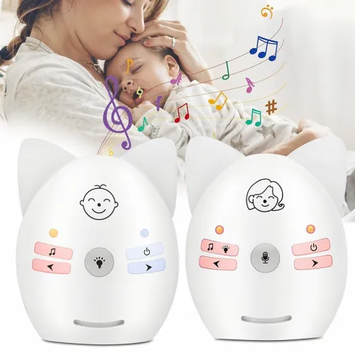 Babyphone Audio Sans Fil Bidirectionnel V30  Surveillance Clair & Sécurisée