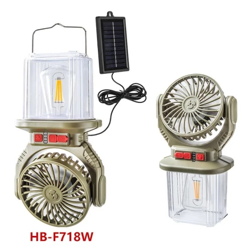 Lampe de Camping Multifonction  Éclairage et Ventilation 2-en-1