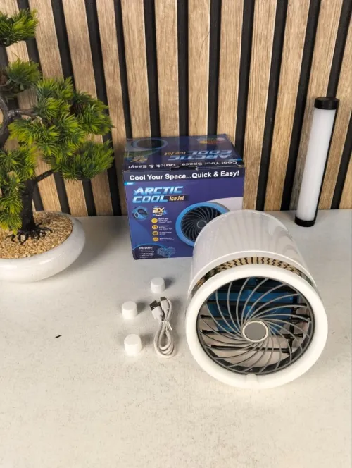 Climatiseur Portable Compact  Refroidissement à Glace avec Ventilateur Jet