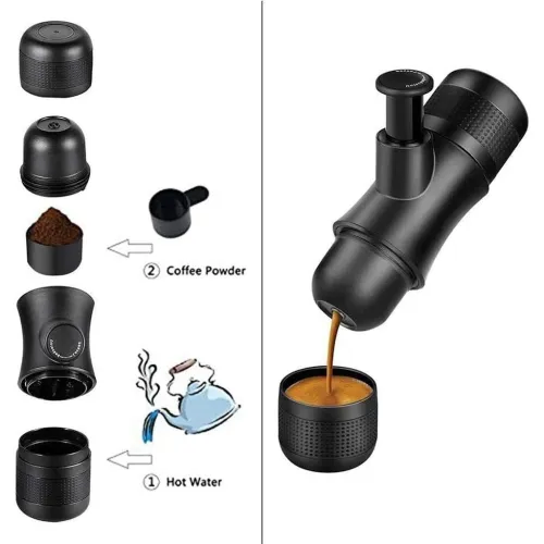 Cafetière Expresso Mobile Idéale Voyage, Camping et Plein Air