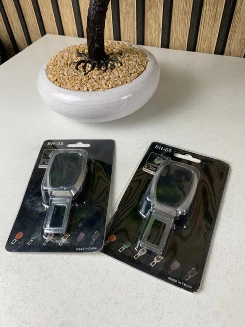 2PCS Boucles Ceinture Sécurité pour Siège Auto  Facile à Installer