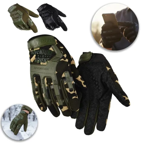 Kit Moto Sécurité : Casque Lunettes Amovibles + Gants Amortisseurs