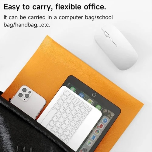 Clavier + Souris avec Support Smartphone Multi-Compatibilité Windows / iOS / Android