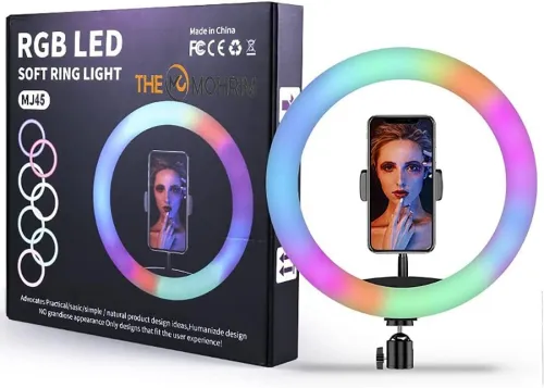 Ring Light RGB MJ45 18 pouces  Éclairage Photo et Vidéo Professionnel