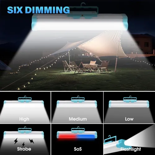 Lanterne Portable Multifonction  Camping, LED et Power Bank