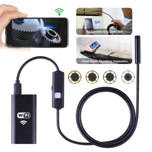 Caméra Endoscope WiFi 8mm  Inspection pour Smartphone avec LED