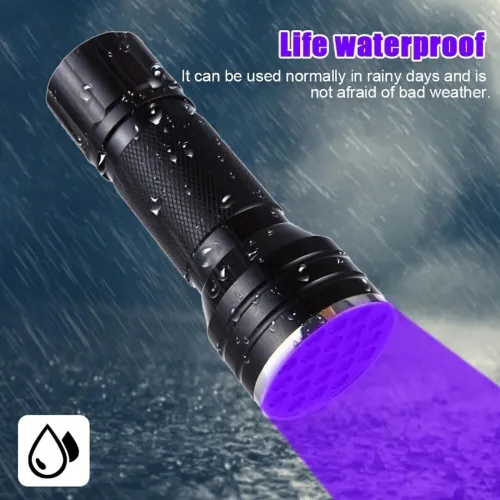 Lampe UV 21 LED - Outil dInspection Portable -détecteur des scorpions et faux billet