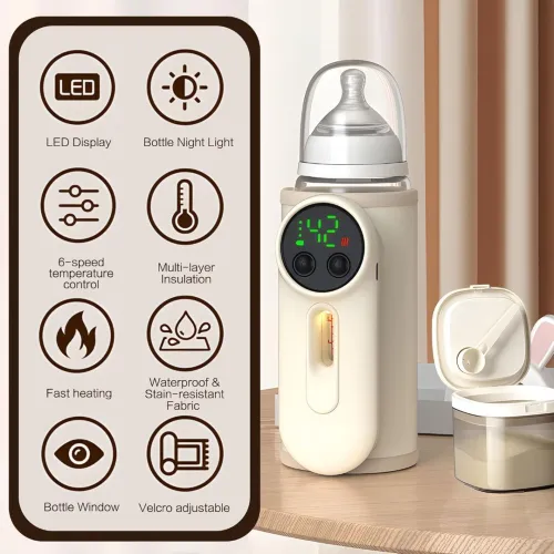 Chauffe-Biberon Intelligent  Portable avec Écran Température