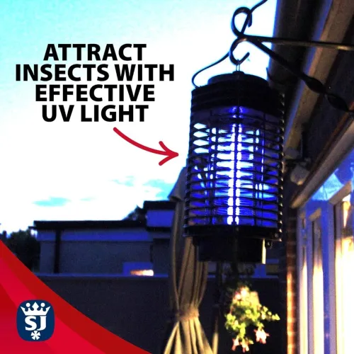 Lampe UV Anti-Insectes  Lanterne Piège Électrique