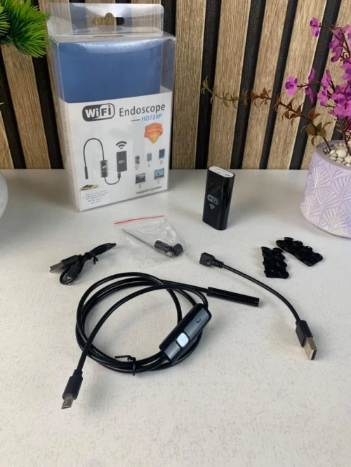 Caméra Endoscope WiFi 8mm  Inspection pour Smartphone avec LED