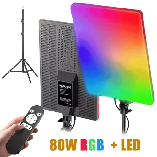 Panneau RGB et LED Fill Light 80W PLOKAMA LIVE-P24 Pro  Lumière Professionnelle