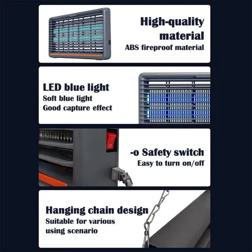 Lampe UV Anti-Moustiques  Protection Efficace 10W