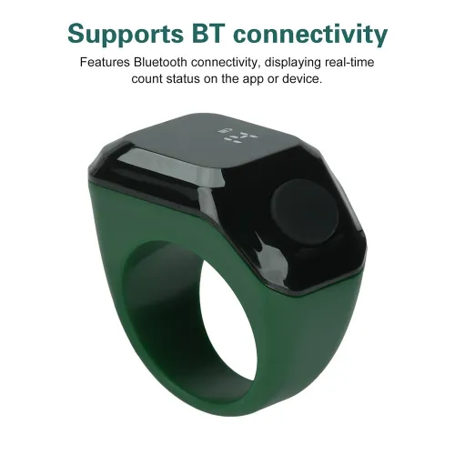 Bague de Zikr Numérique  Bluetooth avec Affichage OLED