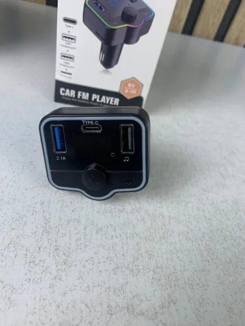 Émetteur FM Bluetooth Voiture  Charge Rapide 12-24V