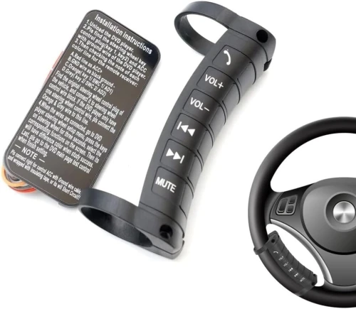 Kit Boutons de Commande au Volant pour Voiture  Contrôle Audio