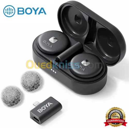 Microphone Cravate Sans Fil BOYA Omic-U IPhone Type C  ميكروفون بويا أصلي