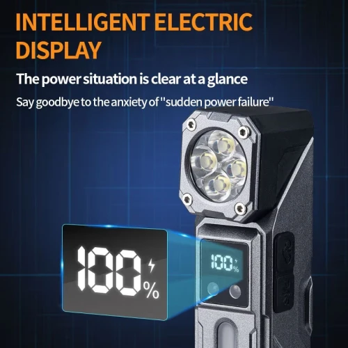 Lampe d'Inspection LED T130  Éclairage Puissant avec Affichage LCD