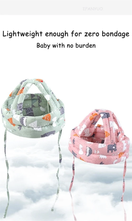 Protection tête bébé 360 - casque multicolore 6 à 24 mois