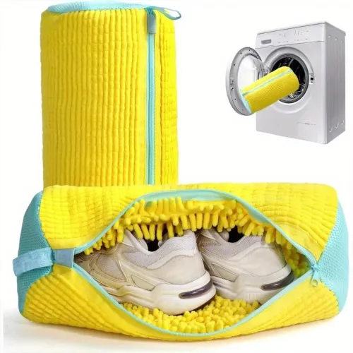 Filet de Lavage pour Chaussures Protection en Microfibre 1Pc