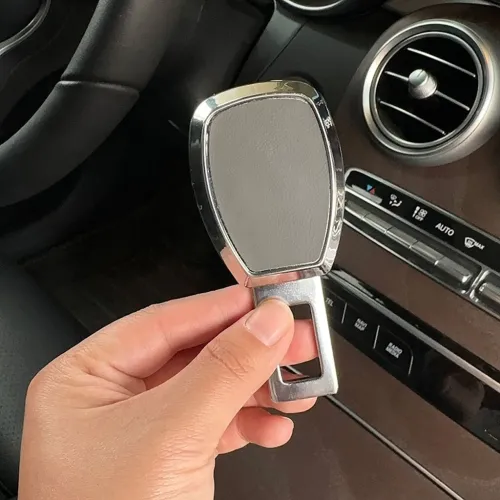 2PCS Boucles Ceinture Sécurité pour Siège Auto  Facile à Installer