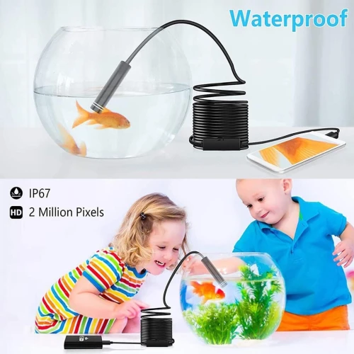 Caméra Endoscope WiFi 8mm  Inspection pour Smartphone avec LED