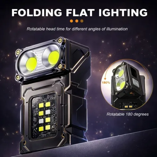 Lampe Clip Haute Luminosité  Pour Chapeau avec Fixation Magnétique