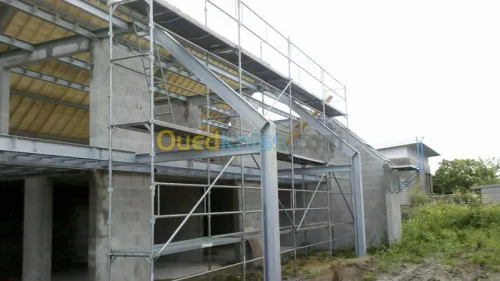 travaux bâtiment ,charpente métalique 