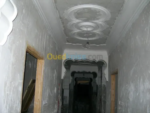 decoration sur place avec platre