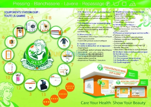 Ventes equipements de Pressing