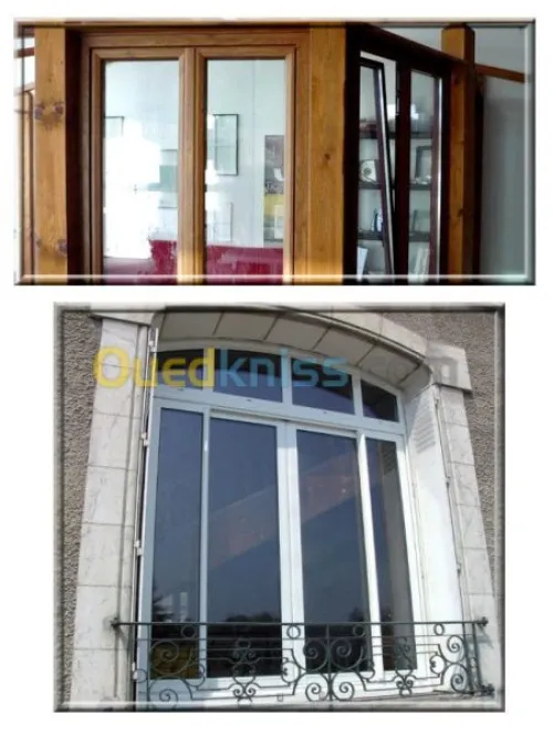 réalisation PVC/aluminium