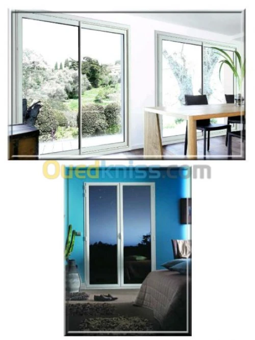 réalisation PVC/aluminium