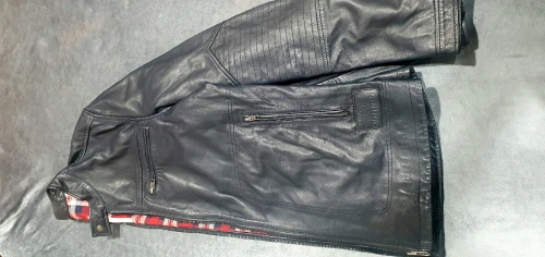 Blouson en cuir معطف جلد طبيعي