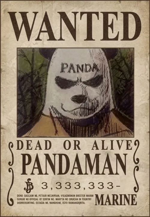One Piece bounty poster - WANTED