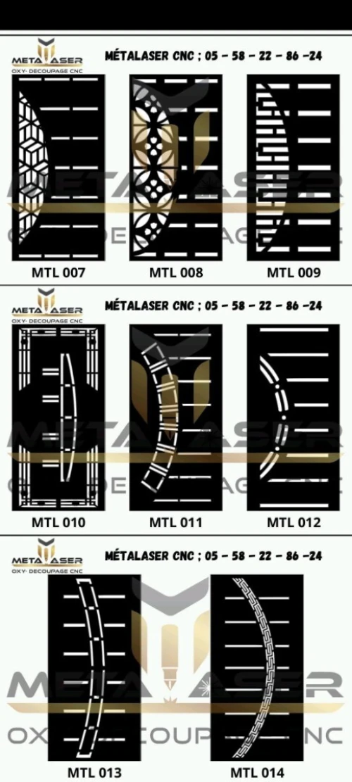 Catalogue De Découpe Plasma CNC كتالوج بلازما