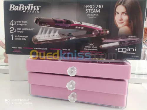 2 BABYLISS LISSEUR VAPEUR NEUF