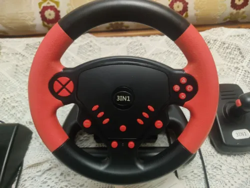 volant ps3, ps2,pc avec pédales et vitesse