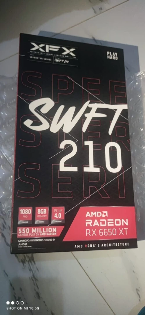 XFX SWIFT 210 RX 6650XT 8G 2K NEW Jami utilise