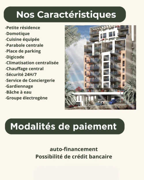 Vente Appartement F3 F4 F5 Alger Cheraga