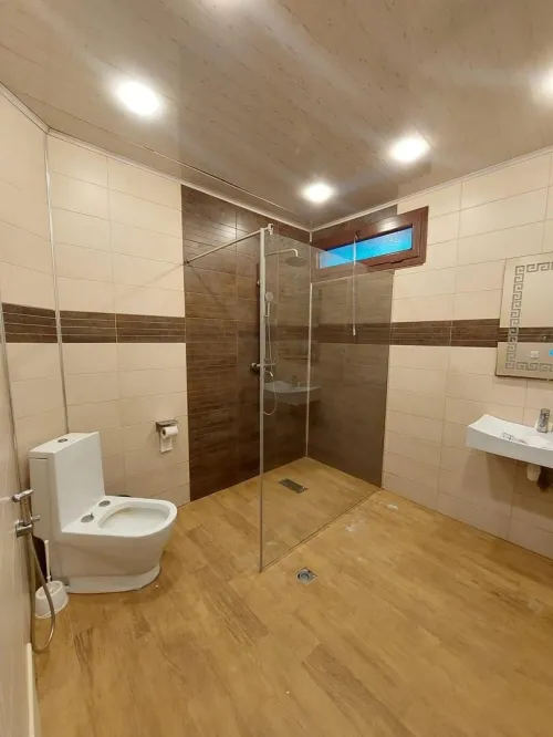 cabine de douche en verre trempé 