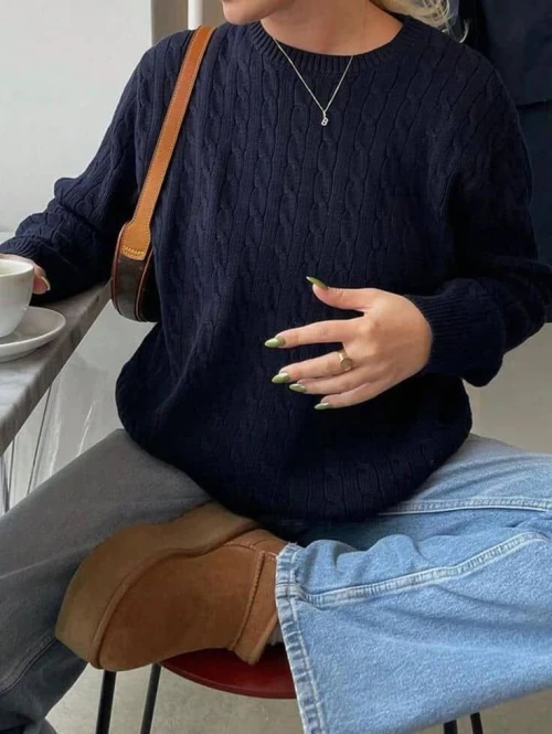 Pull en maille over size