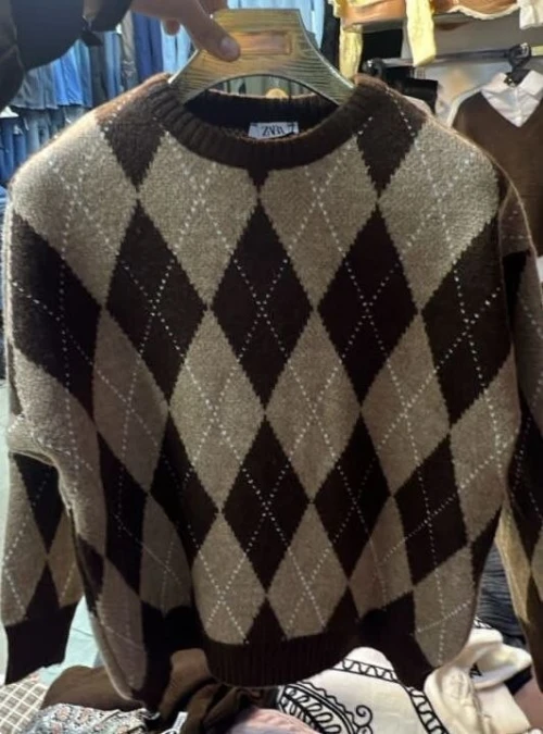 Pull Zara style jacquarde