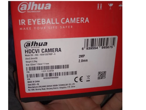 camera Dahua Audio 2mp