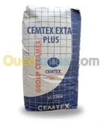 Distribution ciment colle-ciment joint