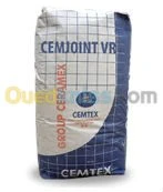 Distribution ciment colle-ciment joint